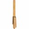 Ekena Millwork Bellingham Rough Sawn Timber Gable Bracket, Western Red Cedar, 96"W x 24"H x 2"D x 6"F, 6/12 Pitch GBW096X24X0206BEL00RWR - alternate 5